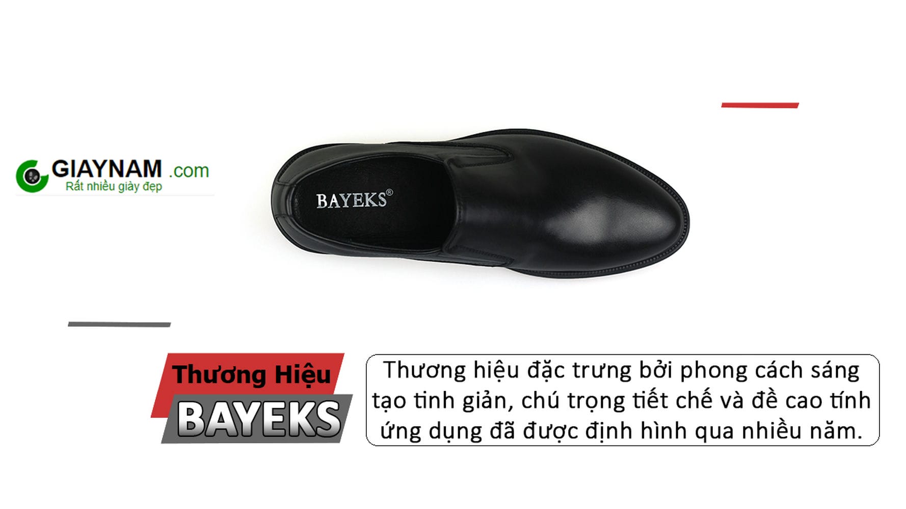 Giày da nam nhập khẩu thương hiệu Bayeks